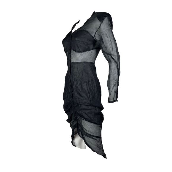 90s Nick Coleman Linen Dress - Picture 2 of 6